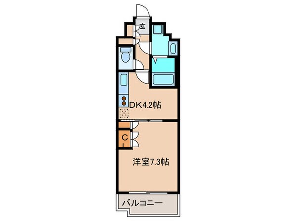 ポ－トヴィラ靱公園の物件間取画像